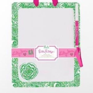 Lilly Pulitzer Kappa Delta white dry erase board